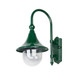 Monaco Curved Arm Downward Wall Light - Green Finish / E27 Monaco Curved Arm Downward Wall Light - Green Finish / E27